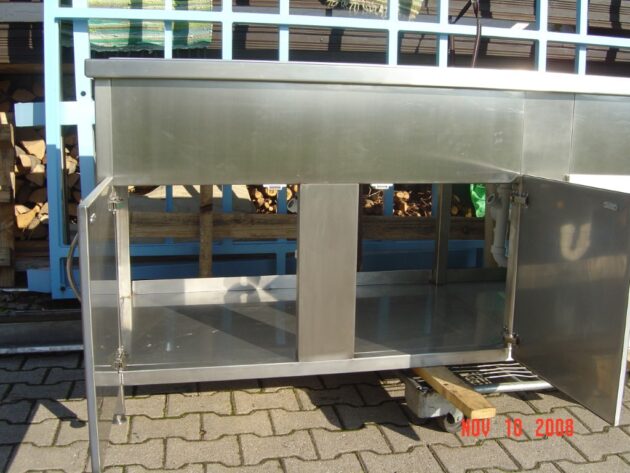INOX korito - s shranjevalnikom z vrati - Image 3