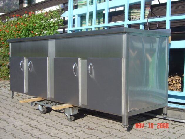 INOX korito - s shranjevalnikom z vrati - Image 4