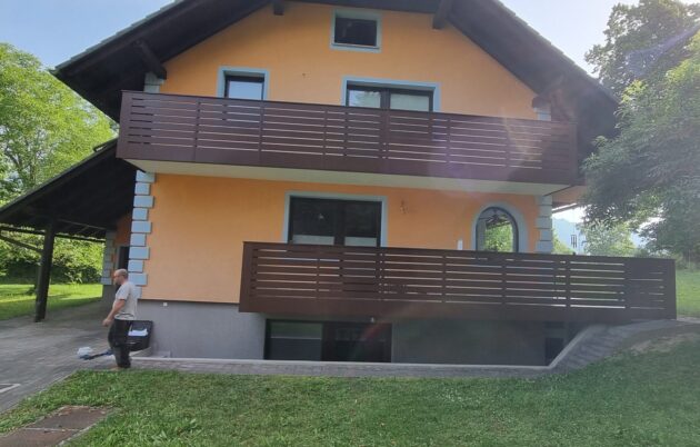 Ograja ALU braun